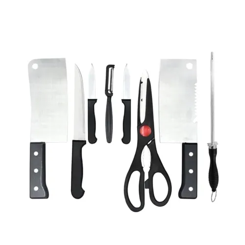 Image of 8-Piece Kitchen Knife Set with Scissor, Sharpener & Peeler