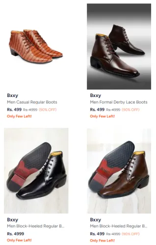 Image of 90% OFF - Bxxy Boots @ Starting ₹499