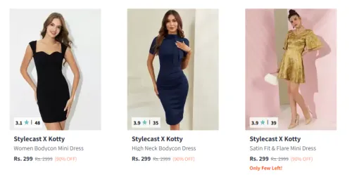 Image of 90% off on Stylecast X Kotty Women's Fashion Just ₹299