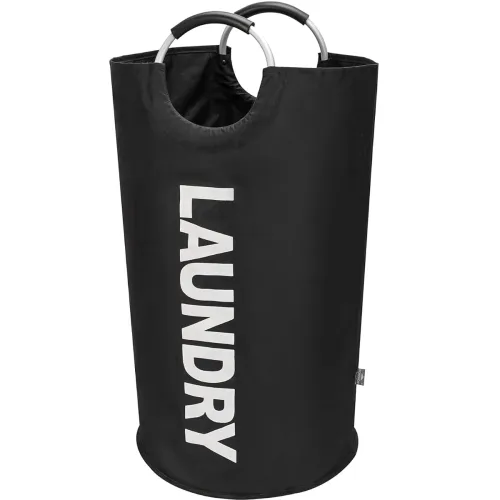 Image of 90 L Large Laundry Basket for Clothes with Padded Carry Handles