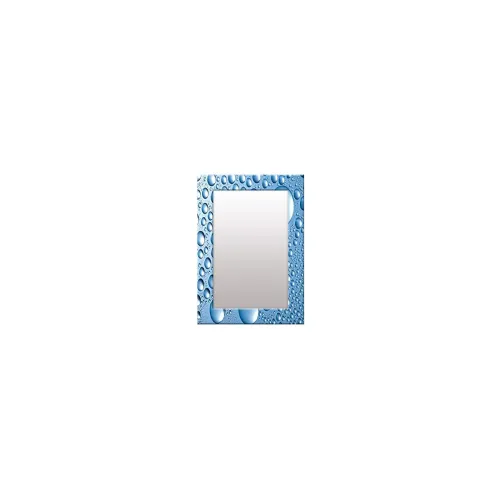 Image of 999Store Blue Water Drop Bathroom Mirror