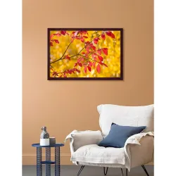 999STORE Fall Leaves Trees Canvas Painting (Canvas_18X30_Multi) BRFLPSZ146074