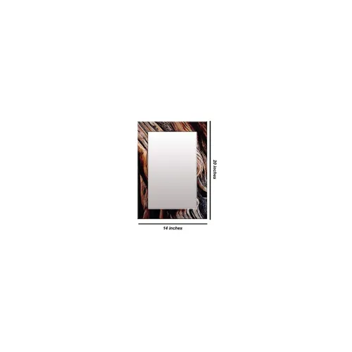 Image of 999STORE Printed Mirror (14X20 Inches) MirrorSMP287