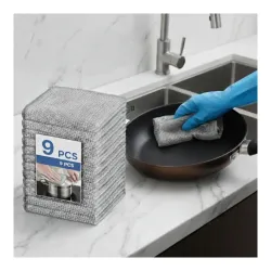 9-Piece Non-Scratch Wire Dishcloth Set