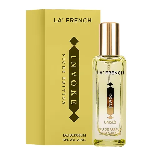 Image of La French Invoke Unisex Intense Eau de Parfum (20ml) – Long Lasting Luxury Fragrance