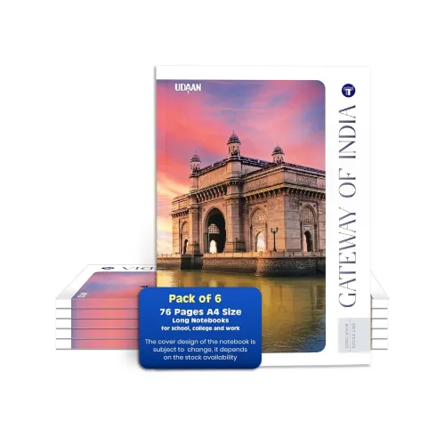 Image of A4 Size Single Line Notebooks 76 Pages Soft Cover
