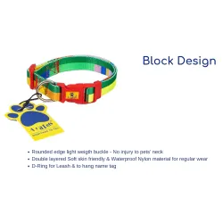 A+a Pets Skin-Friendly Buckle Dog Collar & Leash Combo for Dogs Cats - Durable