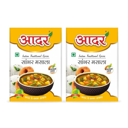 Image of Aadar Spices Sambhar Masala Powder 100g*2