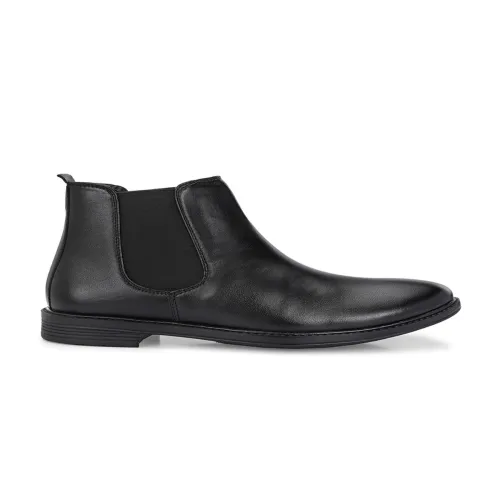 Image of aadi Men Platform Round Toe Mid-Top Chelsea Boots