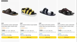 AADI Mens Slides at minimum 80% Discount