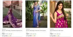Aadvika Womens Sarees upto 87% Discount
