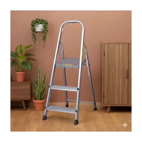 Image of Aardwolf Quickfit Step Aluminium Ladder 150 kg Load Capacity (3 Step)