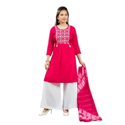 Aarika Girls Cotton Regular Fit Tunic Shirt