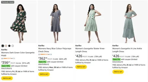 Image of Aarika Women's Clothing Upto 91% Discount
