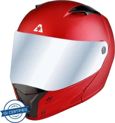 Aaron Amaze Motorbike Helmet (Mat Red)