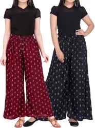 Aarul Fashion Women Trousers Pack of 2