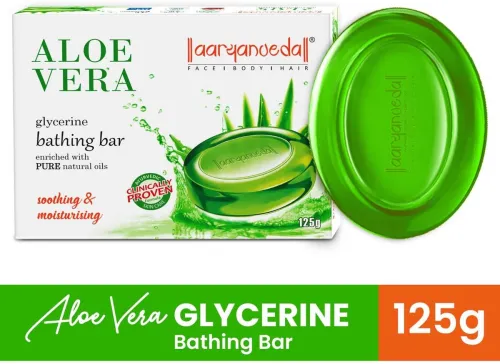 Image of Aaryanveda Aloe Vera Bathing Bar 125 g
