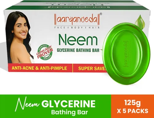 Image of Aaryanveda Neem Glycerine Soap (5x125g)