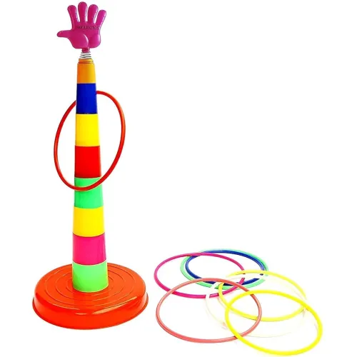 Image of AASA Kids Ring Throwing Game Quoits Ring Toss