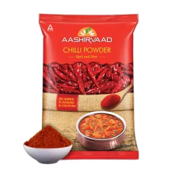Aashirvaad Chilli Powder, 500g Pack, Red Hot Chilli Powder with No Added Flavours and Colours