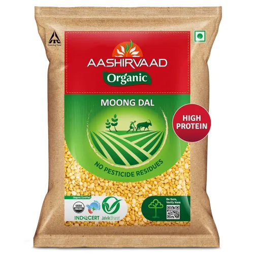 Image of Aashirvaad Organic Moong Dal, 1 Kg