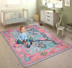 AAZEEM 91 cm  X 139 Polyester Carpet