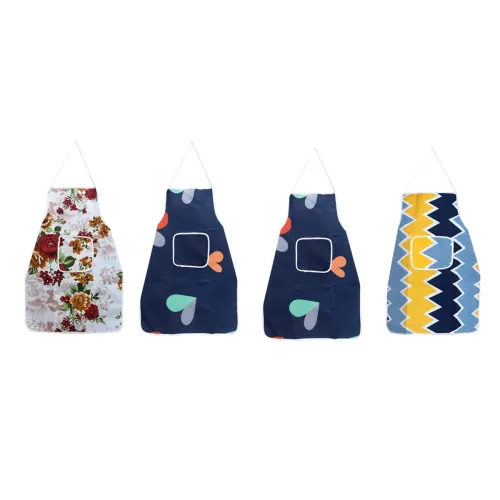 Image of AAZEEM Cotton Kitchen Apron with Front Pocket