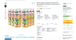 Abbies Giggles Popping Boba with Mango Juice Drink 320 ml Ready To Drink