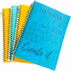 ABC 3959 A4 Notebook Unruled 200 Pages (Multicolor, Pack of 2)