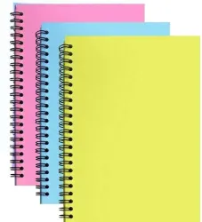 ABC SMOOTH PAGE A4 Notebook RULING 200 Pages (Multicolor, Pack of 3)
