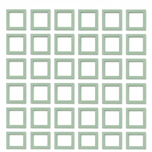 Image of AbhiKalpya Art Studio Empty Mini Frames for Fridge Magnets, Notes, Collages