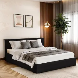 ABOUT SPACE Bed - (84 x 74 inches) King Size Bed Without Storage