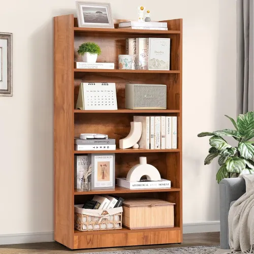 Image of ABOUT SPACE Bookshelf for Home - 6 Tier Book Rack for Study Room