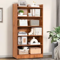 ABOUT SPACE Bookshelf for Home - 6 Tier Book Rack for Study Room