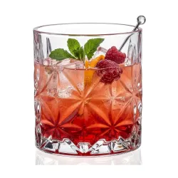 ABOUT SPACE Glass Set of 6 for Water - 320 ml Juice Glasses Set of 6