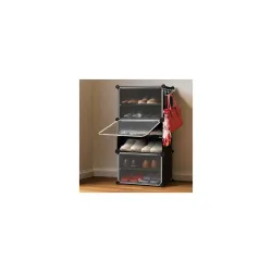 ABOUT SPACE Shoe Rack for Home with Door - 12 Pair