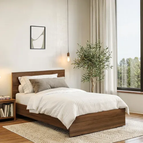 Image of ABOUT SPACE Single Bed Without Storage (80 x 38 inches) 