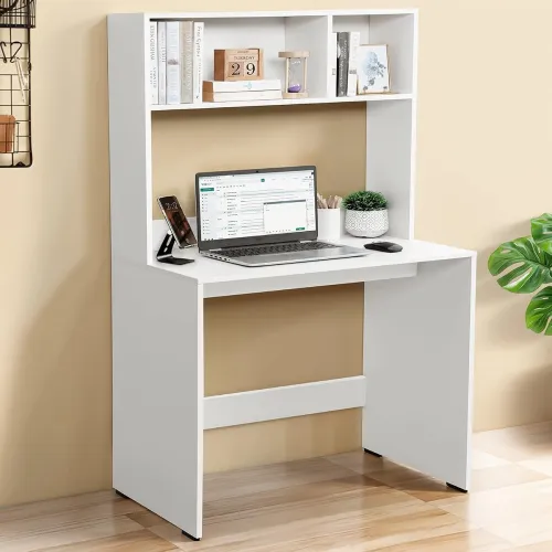 Image of ABOUT SPACE Study Table with Hutch 