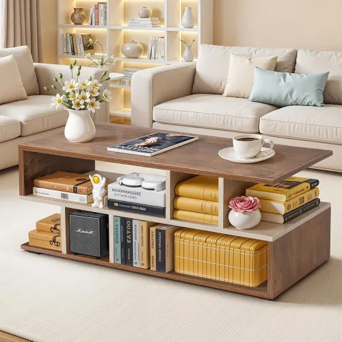 Image of ABOUT SPACE Wooden Coffee Table 