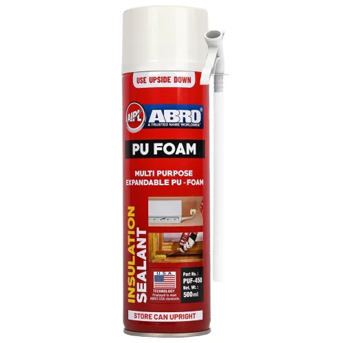 Image of ABRO PUF-450 DIY PU Foam Sealant Spray White Fast Drying Large Holes Crack Wall