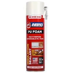 ABRO PUF-450 DIY PU Foam Sealant Spray White Fast Drying Large Holes Crack Wall