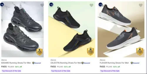 Image of Abros Men’s Sports Shoes Starting @ ₹368