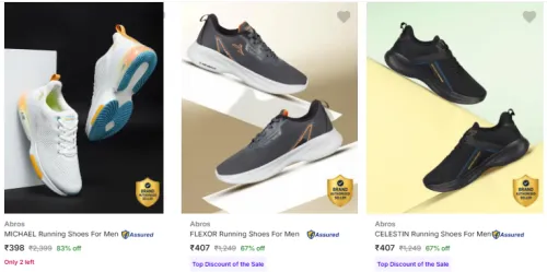 Image of Abros Men’s Sports Shoes Starting @ ₹398