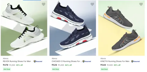 Image of Abros Men’s Sports Shoes upto 65% Discount
