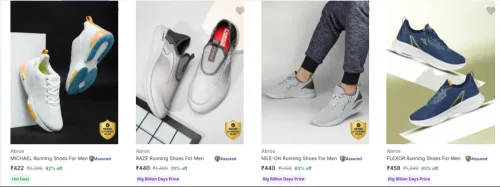 Image of Abros Men’s Sports Shoes upto 82% Discount
