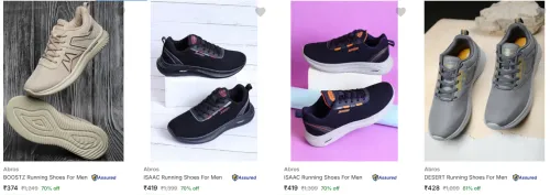 Image of Abros Running shoes starting @ ₹374