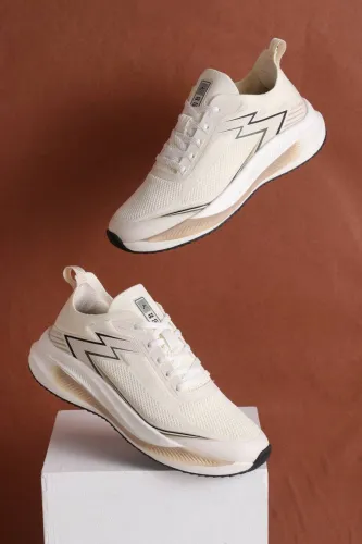 Image of Abros TRIKK Athleisure Cultured Shoes For Men  (Beige , 10)