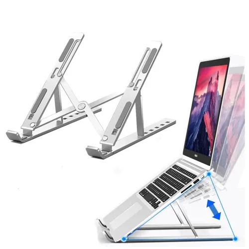Image of ABS Foldable Laptop Stand (White)