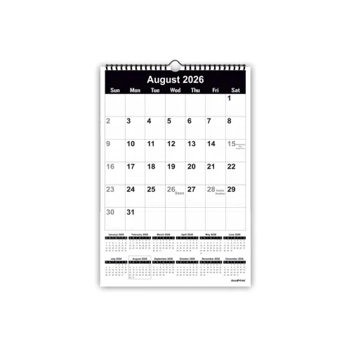 Image of AccuPrints® Wall Calendar 2026 Planner-Size