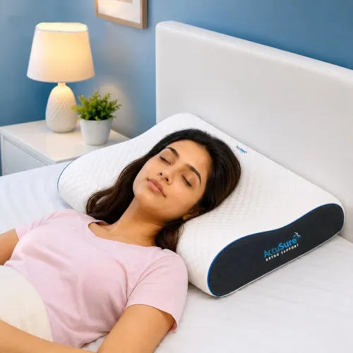 Image of AccuSure CP01 Orthopedic Cervical Pillow with Memory Foam